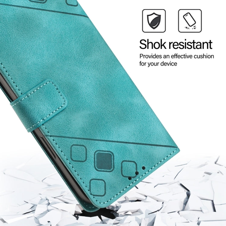 For Xiaomi Redmi K70 / K70 Pro Skin Feel Embossed Leather Phone Case(Green) - K70 Cases by PMC Jewellery | Online Shopping South Africa | PMC Jewellery | Buy Now Pay Later Mobicred