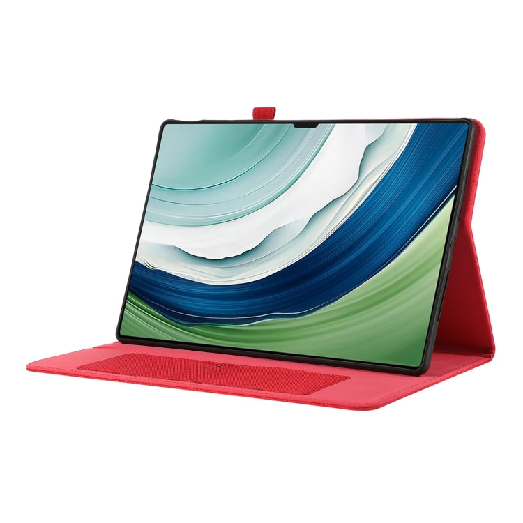 For Huawei MatePad Pro 13.2 Fabric Leather Tablet Case(Red) - Huawei by PMC TechLife | Online Shopping South Africa | PMC TechLife | Buy Now Pay Later Mobicred