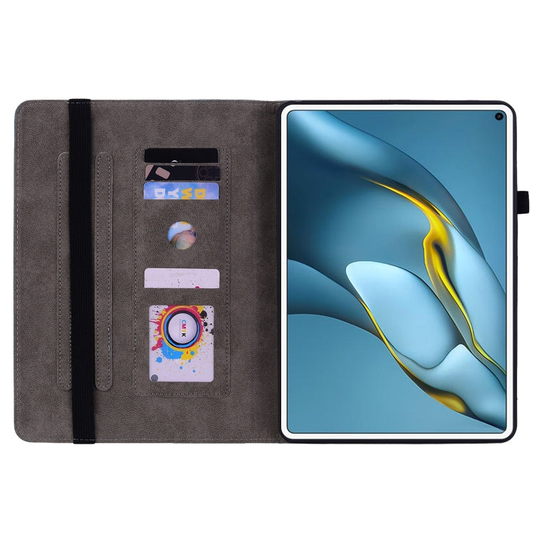 For Huawei MatePad Pro 10.8 2021 / 2018 Butterfly Rose Embossed Leather Tablet Case(Red) - Huawei Cases by PMC TechLife | Online Shopping South Africa | PMC TechLife | Buy Now Pay Later Mobicred