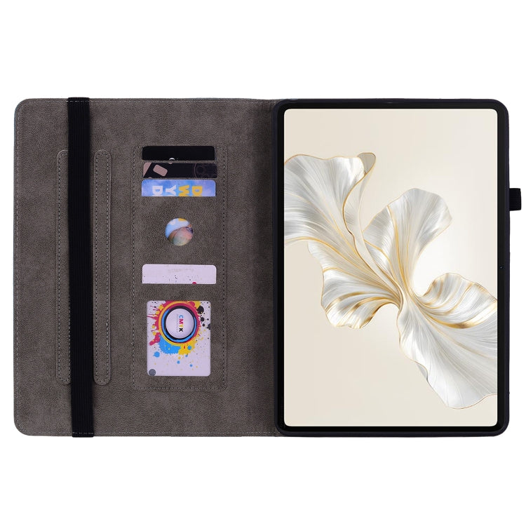 For Honor Pad 9 12.1 Butterfly Rose Embossed Leather Tablet Case(Red) - Honor by PMC TechLife | Online Shopping South Africa | PMC TechLife | Buy Now Pay Later Mobicred
