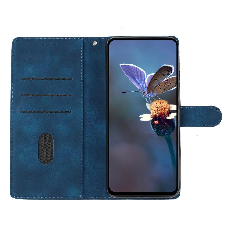 For iPhone 16e Flower Butterfly Embossing Pattern Leather Phone Case(Blue) - iPhone 16e Cases by PMC TechLife | Online Shopping South Africa | PMC TechLife | Buy Now Pay Later Mobicred