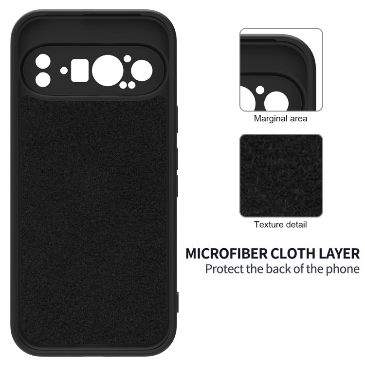 For Google Pixel 9 Pro Pure Color Liquid Silicone Shockproof Phone Case(Black) - free shipping - PMC TechLife - Order now!
