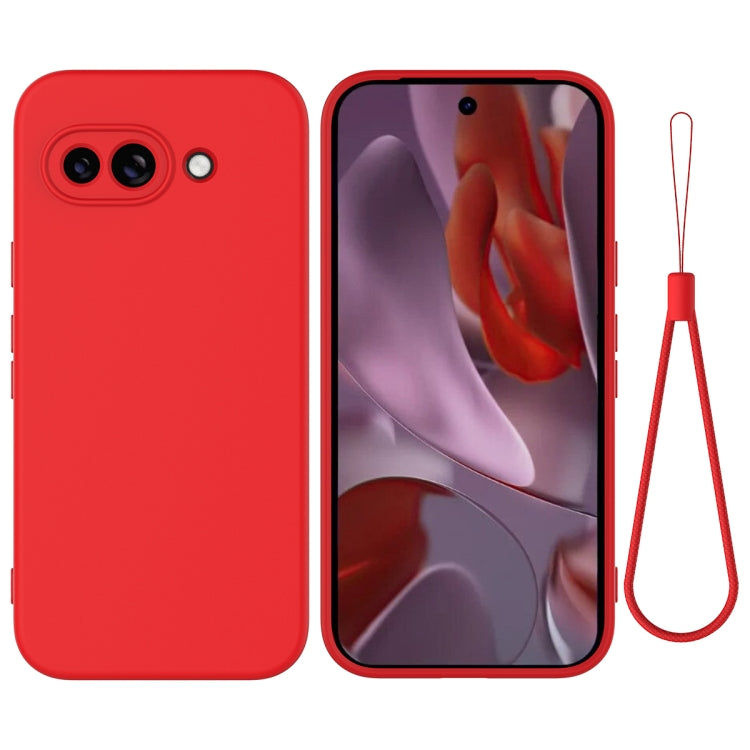 For Google Pixel 9a Pure Color Liquid Silicone Shockproof Phone Case(Red) - free shipping - PMC TechLife - Order now!