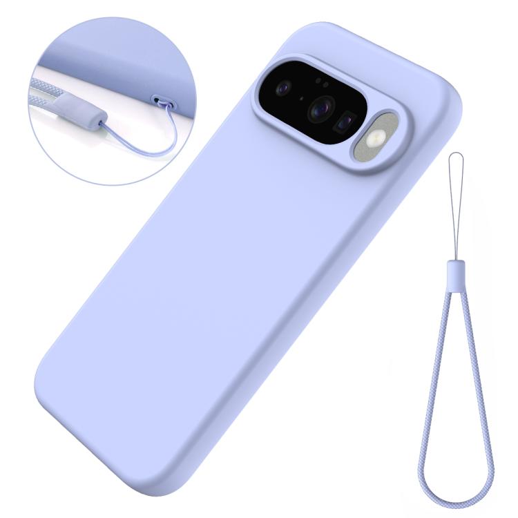 For Google Pixel 10 Pure Color Liquid Silicone Shockproof Phone Case(Purple) - free shipping - PMC TechLife - Order now!