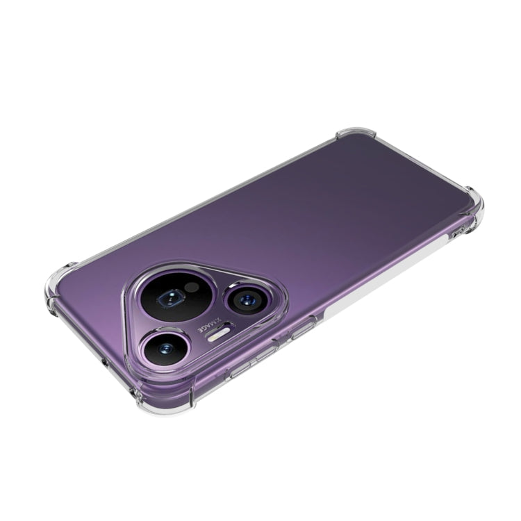 For Huawei Pura 70 Pro / 70 Pro+ Shockproof Non-slip Thickening TPU Phone Case(Transparent) - Huawei Cases by PMC Jewellery | Online Shopping South Africa | PMC Jewellery | Buy Now Pay Later Mobicred