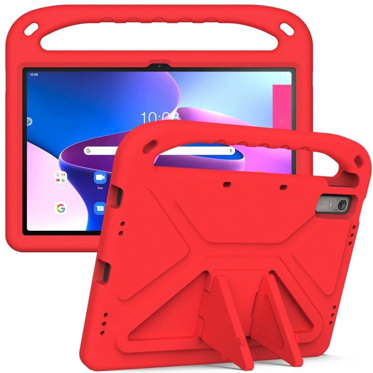For Lenovo Tab P11 Gen 2 11.5 Handle EVA Shockproof Tablet Case with Holder(Red) - Lenovo by PMC TechLife | Online Shopping South Africa | PMC TechLife | Buy Now Pay Later Mobicred