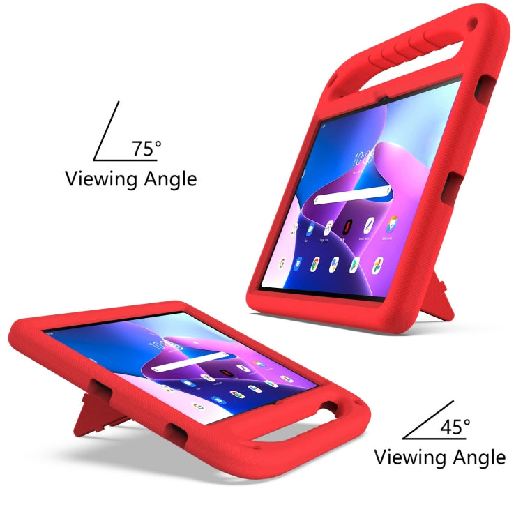 For Lenovo Tab P11 Gen 2 11.5 Handle EVA Shockproof Tablet Case with Holder(Red) - Lenovo by PMC TechLife | Online Shopping South Africa | PMC TechLife | Buy Now Pay Later Mobicred