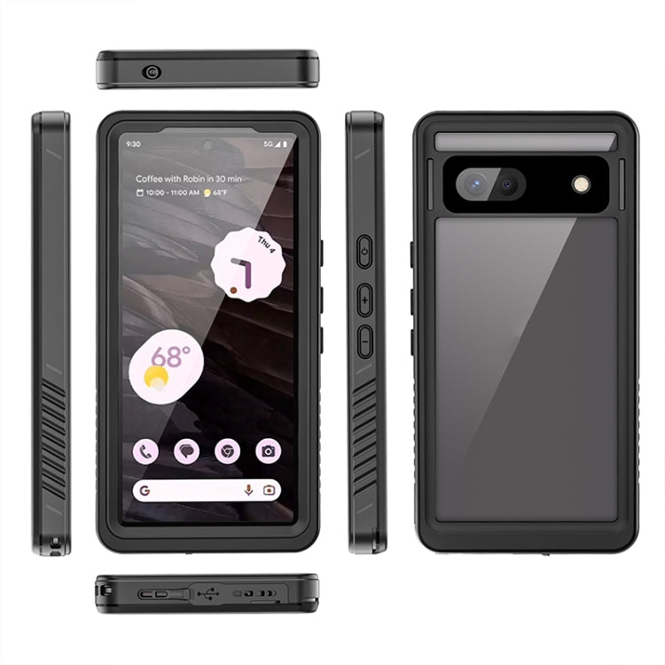 For Google Pixel 7a RedPepper Shockproof IP68 Waterproof PC + TPU Protective Case(Black) - free shipping - PMC TechLife - Order now!