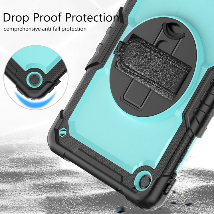 For Lenovo Tab M10 Plus 10.6 Gen 3rd Silicone Hybrid PC Tablet Case with Shoulder Strap(Light Blue PC) - Lenovo by PMC TechLife | Online Shopping South Africa | PMC TechLife | Buy Now Pay Later Mobicred