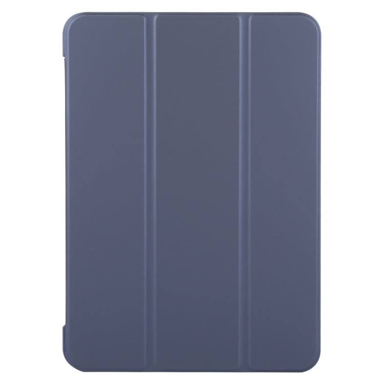 For iPad Pro 13 2024 GEBEI 3-folding Holder Shockproof Flip Leather Tablet Case(Dark Blue) - iPad Pro 13 2024 Cases by GEBEI | Online Shopping South Africa | PMC Jewellery | Buy Now Pay Later Mobicred