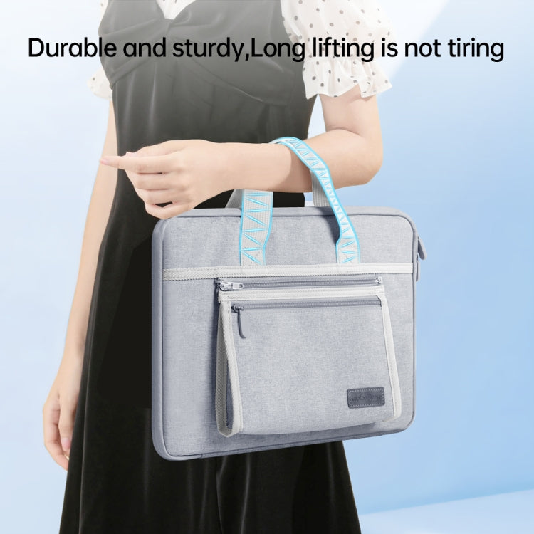 13/13.3 inch Oxford Fabric Portable Laptop Handbag(Black) - 13.3 inch by PMC Jewellery | Online Shopping South Africa | PMC Jewellery | Buy Now Pay Later Mobicred