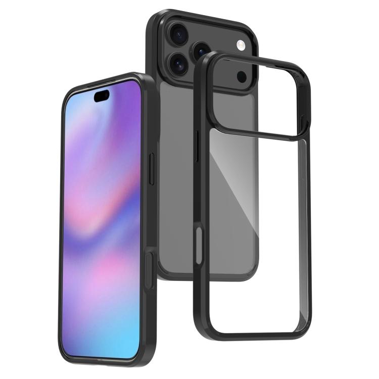 For iPhone 17 Pro Max Scratchproof Acrylic TPU Phone Case(Black) - free shipping - PMc TechLife - Order now!