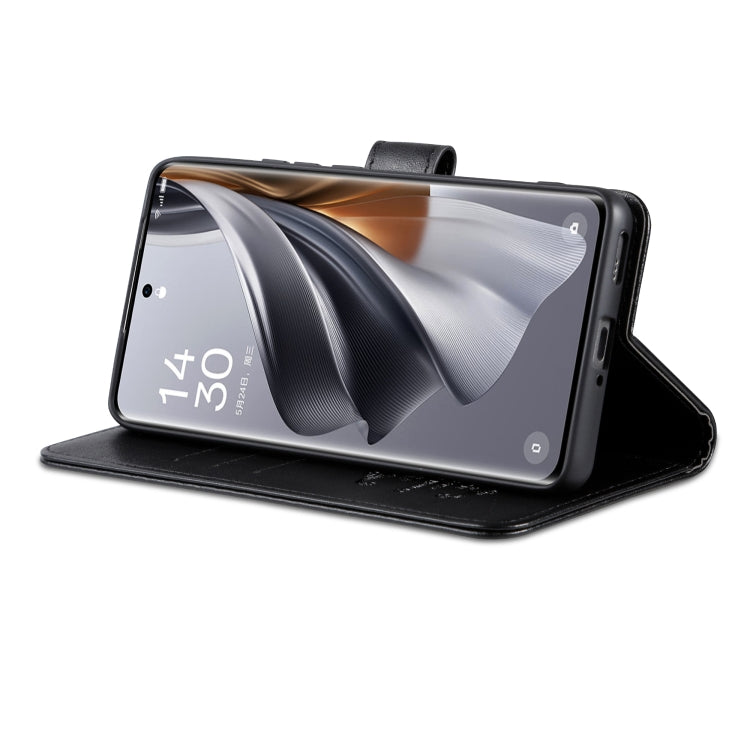 For Honor Magic6 Pro AZNS Sheepskin Texture Flip Leather Phone Case(Black) - Honor Cases by AZNS | Online Shopping South Africa | PMC Jewellery | Buy Now Pay Later Mobicred