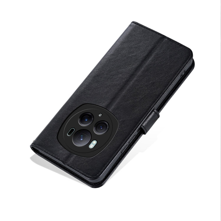 For Honor Magic6 Pro AZNS Sheepskin Texture Flip Leather Phone Case(Black) - Honor Cases by AZNS | Online Shopping South Africa | PMC Jewellery | Buy Now Pay Later Mobicred
