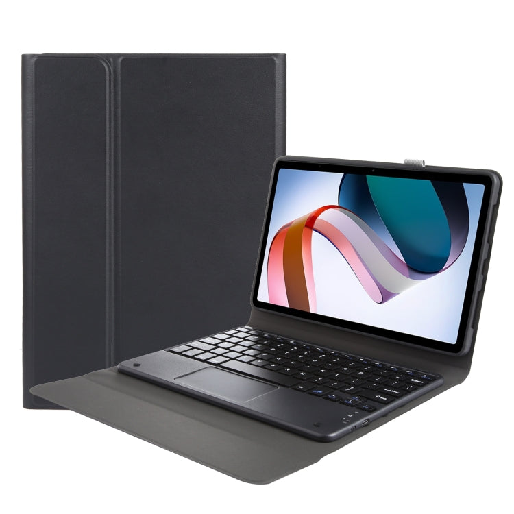 For Xiaomi Redmi Pad SE Ultra-thin Bluetooth Keyboard Leather Case with Touchpad(Black) - Xiaomi Keyboard by PMC TechLife | Online Shopping South Africa | PMC TechLife | Buy Now Pay Later Mobicred