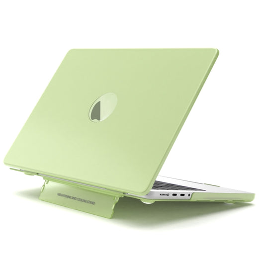 For MacBook Pro 16 inch A2141 Frosted Translucent Laptop Protective Case(Morandi Green) - MacBook Pro Cases by PMC Jewellery | Online Shopping South Africa | PMC Jewellery | Buy Now Pay Later Mobicred