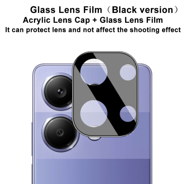 For Xiaomi Poco M6 Pro 4G imak High Definition Integrated Glass Lens Film Black Version - For Xiaomi by imak | Online Shopping South Africa | PMC Jewellery | Buy Now Pay Later Mobicred