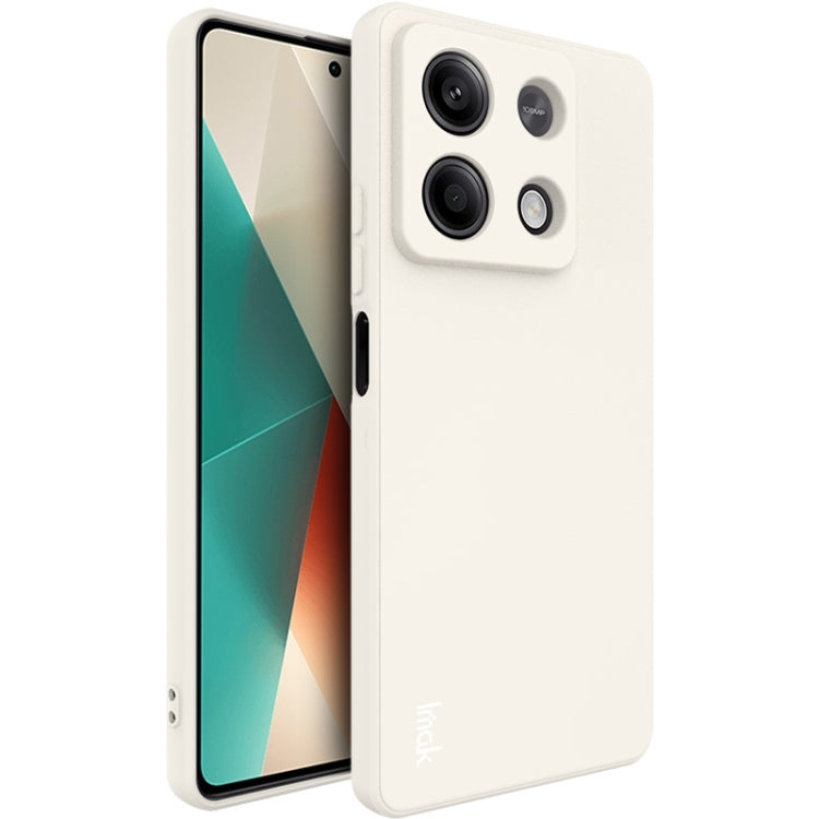 For Xiaomi Redmi Note 13 5G IMAK UC-4 Series Straight Edge TPU Soft Phone Case(White) - Note 13 Cases by imak | Online Shopping South Africa | PMC Jewellery