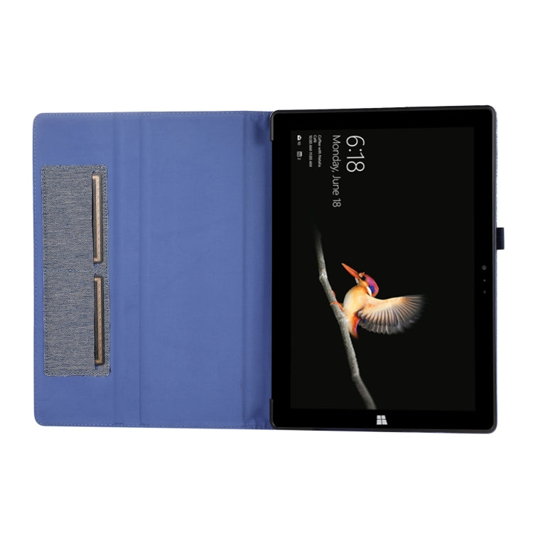 For Microsoft Surface Pro 4/5/6/7 Fabric Leather Tablet Case(Red) - Others by PMC TechLife | Online Shopping South Africa | PMC TechLife | Buy Now Pay Later Mobicred