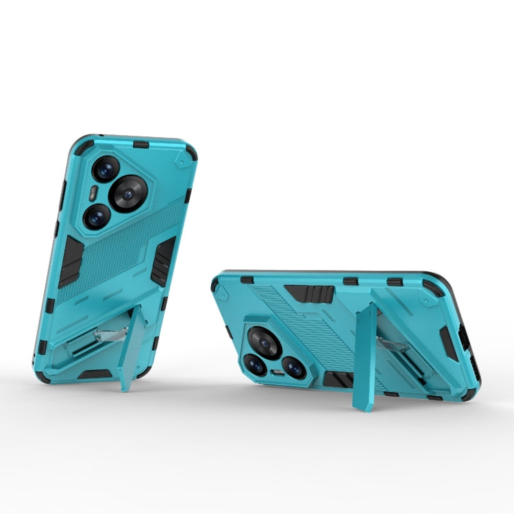 For Huawei Pura 70 Punk Armor 2 in 1 PC + TPU Phone Case with Holder(Blue) - Huawei Cases by PMC Jewellery | Online Shopping South Africa | PMC Jewellery | Buy Now Pay Later Mobicred