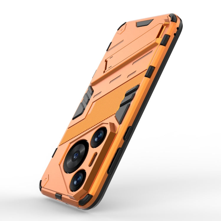 For Huawei Pura 70 Pro / 70 Pro+ Punk Armor 2 in 1 PC + TPU Phone Case with Holder(Orange) - Huawei Cases by PMC Jewellery | Online Shopping South Africa | PMC Jewellery | Buy Now Pay Later Mobicred