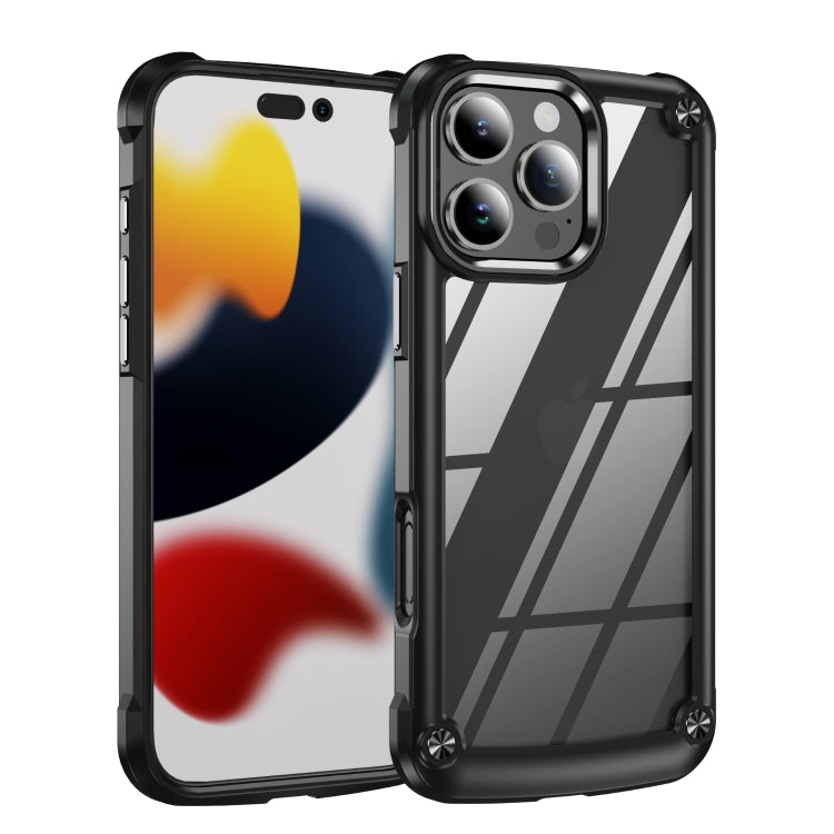 For iPhone 16 Pro TPU + PC Lens Protection Phone Case(Black) - iPhone 16 Pro Cases by PMC TechLife | Online Shopping South Africa | PMC TechLife | Buy Now Pay Later Mobicred