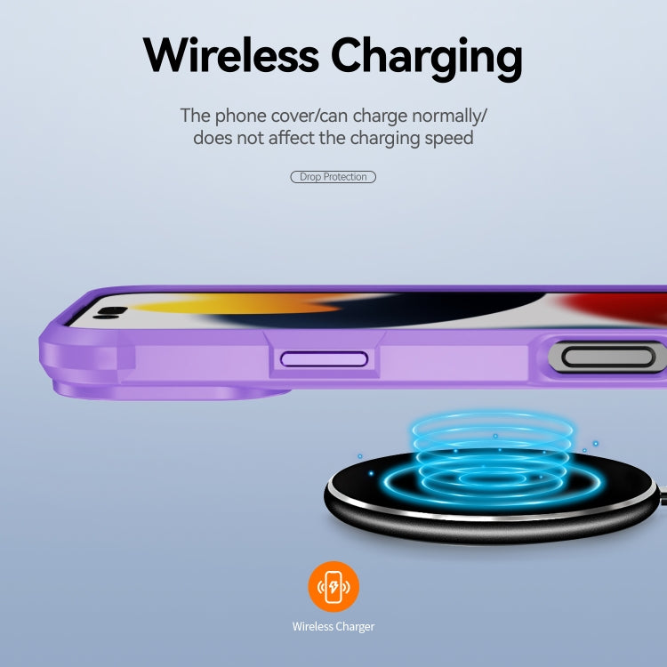 For iPhone 16 Pro Max TPU + PC Lens Protection Phone Case(Purple) - iPhone 16 Pro Max Cases by PMC TechLife | Online Shopping South Africa | PMC TechLife | Buy Now Pay Later Mobicred