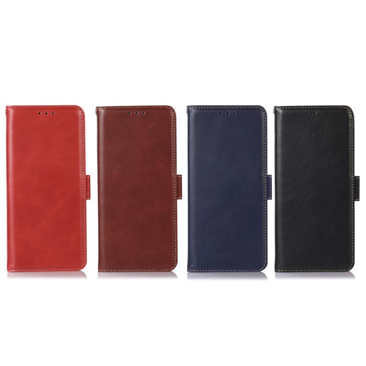 For iPhone 17 Pro Max Crazy Horse Top Layer Cowhide Leather Phone Case(Blue) - free shipping - PMc TechLife - Order now!