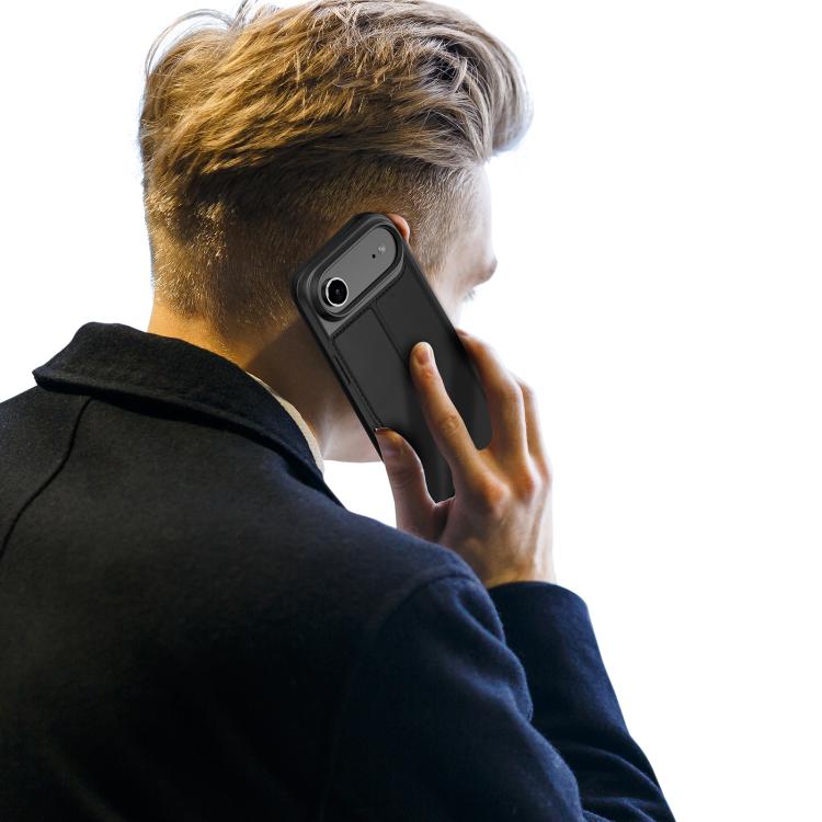 For iPhone 17 Air DUX DUCIS Skin Pro Series Flip Leather Phone Case(Black) - free shipping - PMC TechLife - Order now!