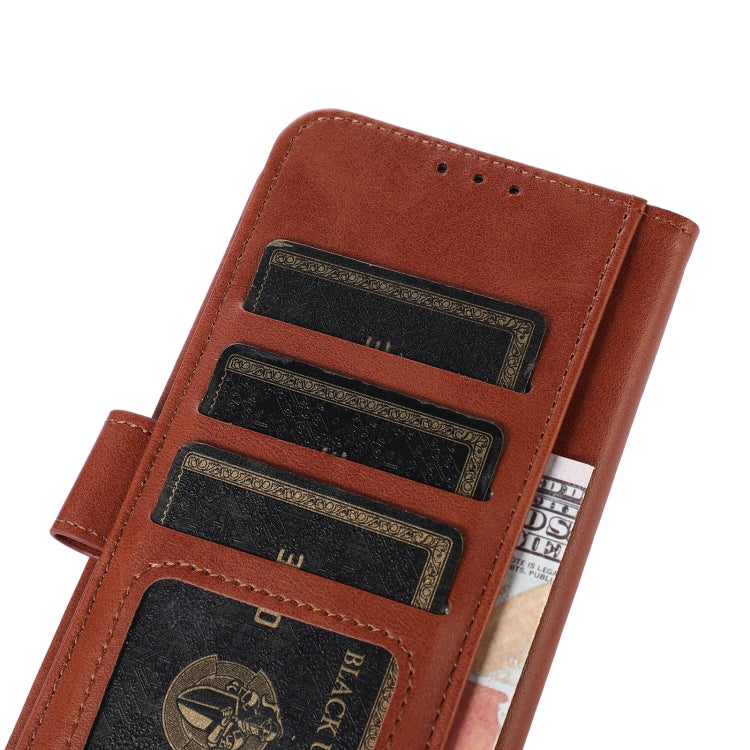 For iPhone 16 Pro Cow Texture Leather Phone Case(Brown) - iPhone 16 Pro Cases by PMC TechLife | Online Shopping South Africa | PMC TechLife | Buy Now Pay Later Mobicred