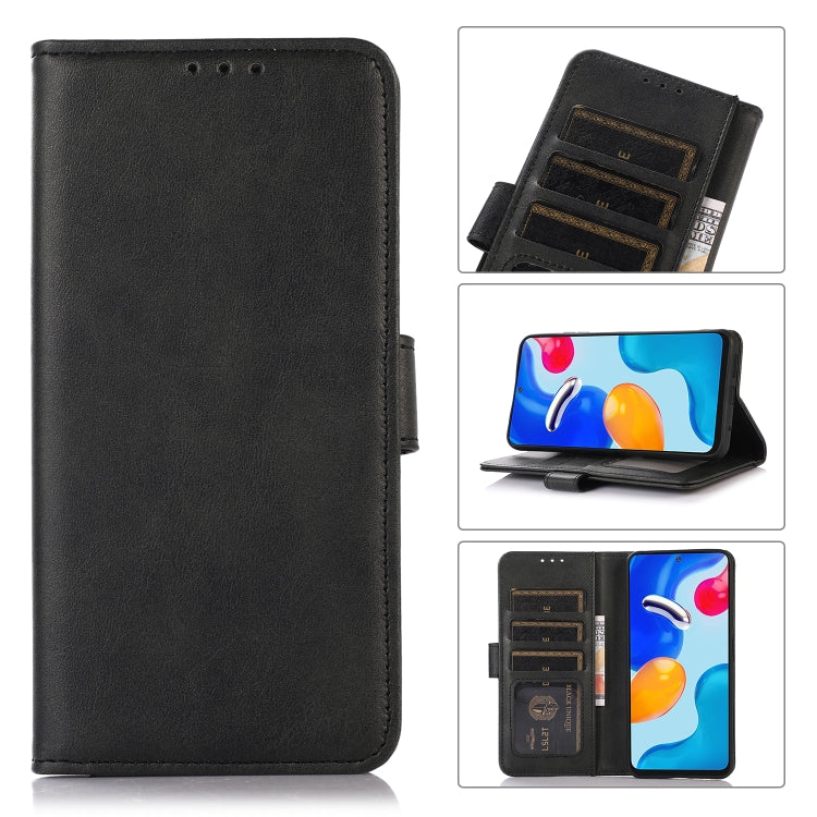 For iPhone 16 Plus Cow Texture Leather Phone Case(Black) - iPhone 16 Plus Cases by PMC TechLife | Online Shopping South Africa | PMC TechLife | Buy Now Pay Later Mobicred