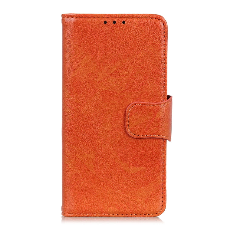 For iPhone 16 Nappa Texture Leather Case(Orange) - iPhone 16 Cases by PMC TechLife | Online Shopping South Africa | PMC TechLife | Buy Now Pay Later Mobicred