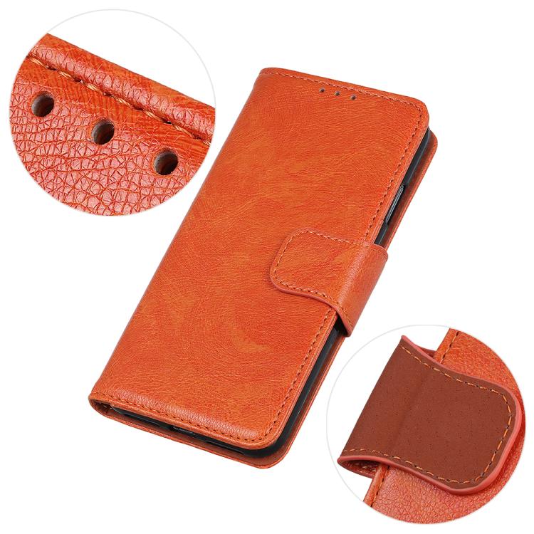 For iPhone 17 Pro Max Nappa Texture Leather Case(Orange) - free shipping - PMc TechLife - Order now!
