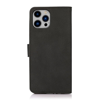 For iPhone 16 Pro Max KHAZNEH Matte Texture Leather Phone Case(Black) - iPhone 16 Pro Max Cases by PMC Jewellery | Online Shopping South Africa | PMC Jewellery | Buy Now Pay Later Mobicred