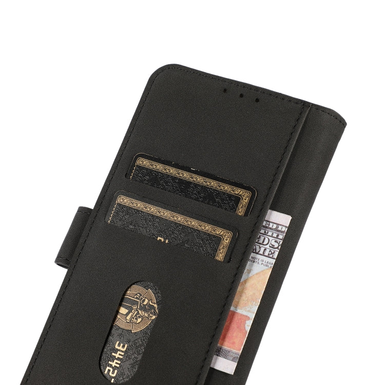 For iPhone 16 KHAZNEH Matte Texture Leather Phone Case(Black) - iPhone 16 Cases by PMC Jewellery | Online Shopping South Africa | PMC Jewellery | Buy Now Pay Later Mobicred