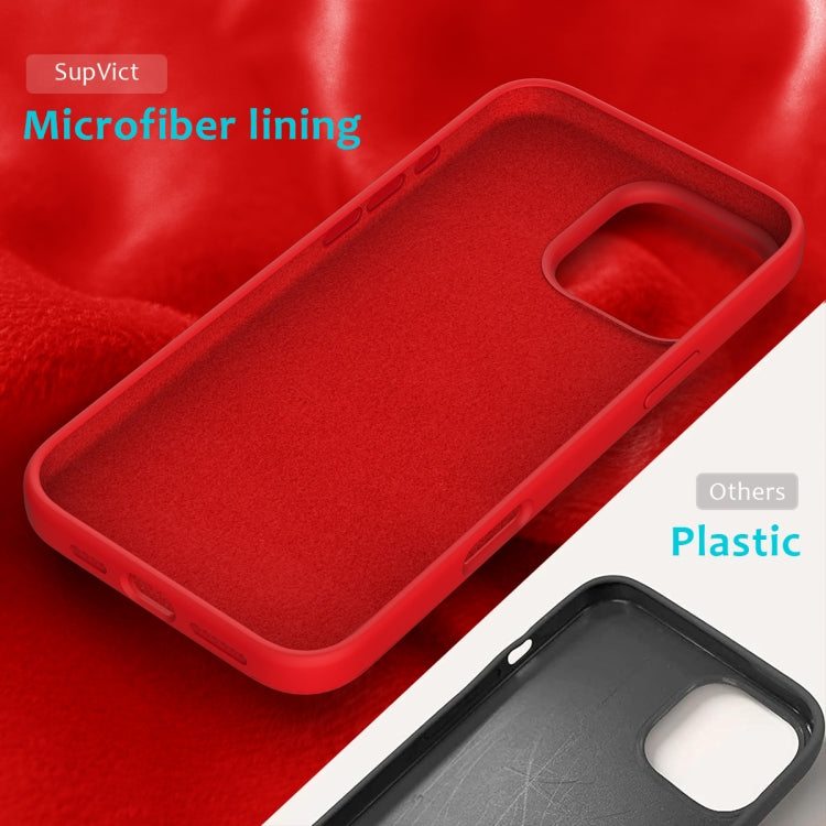 For iPhone 16 Pro Solid Color Silicone Phone Case(Red) - More iPhone Cases by PMC Jewellery | Online Shopping South Africa | PMC Jewellery | Buy Now Pay Later Mobicred