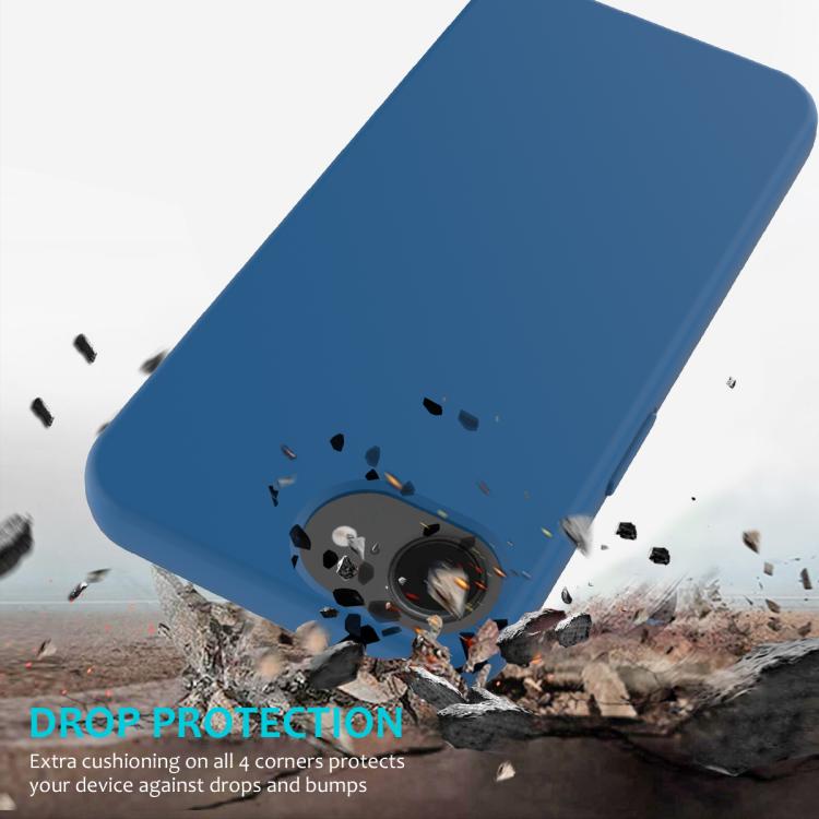 For iPhone 16e Solid Color Silicone Phone Case(Cobalt Blue) - iPhone 16e Cases by PMC TechLife | Online Shopping South Africa | PMC TechLife | Buy Now Pay Later Mobicred
