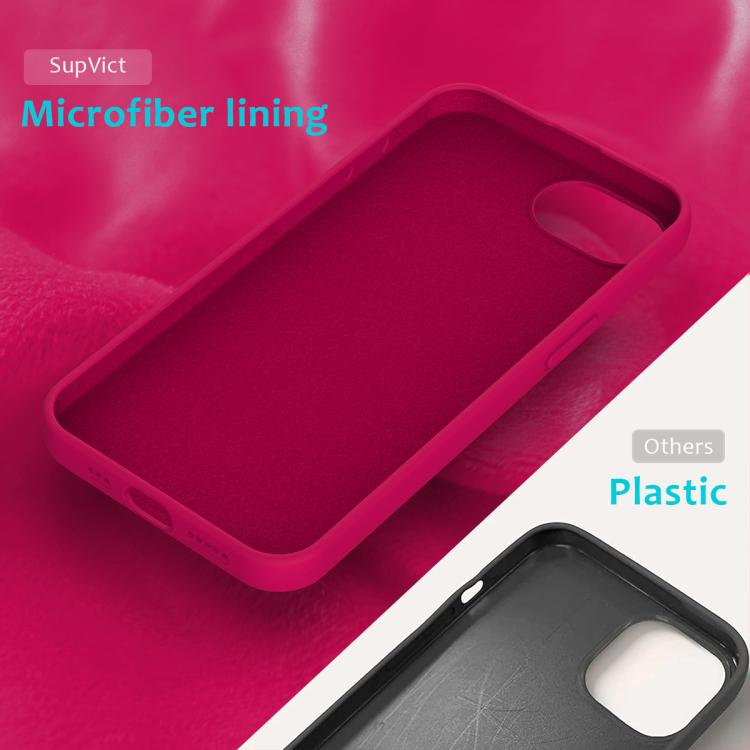 For iPhone 16e Solid Color Silicone Phone Case(Rose Red) - free shipping - PMC TechLife - Order now!