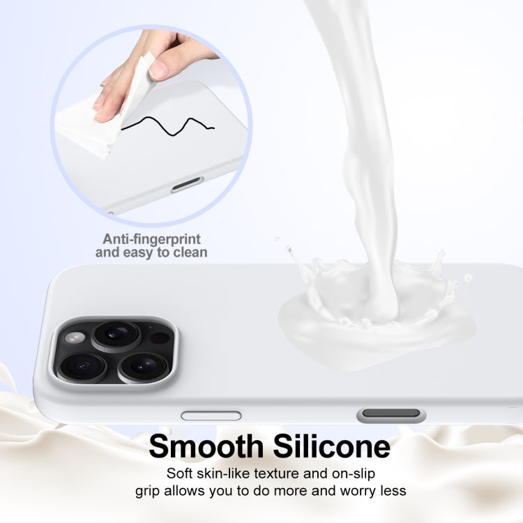 For iPhone 16 Pro Max Shockproof Silicone Magsafe Phone Case(White) - free shipping - PMC TechLife - Order now!