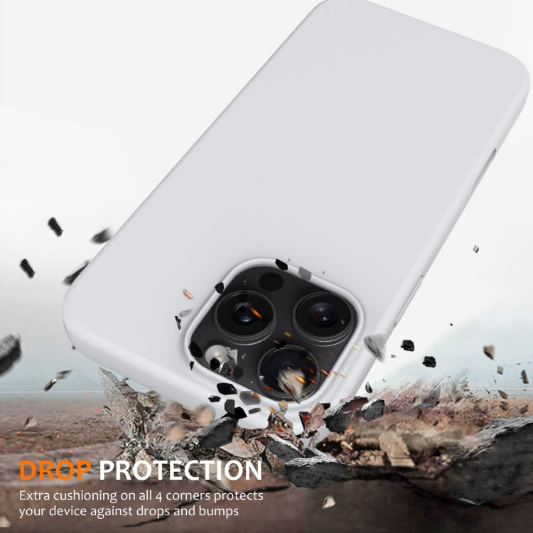 For iPhone 16 Pro Shockproof Silicone Magsafe Phone Case(White) - iPhone 16 Pro Cases by PMC TechLife | Online Shopping South Africa | PMC TechLife | Buy Now Pay Later Mobicred