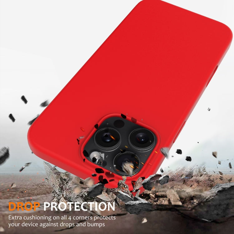 For iPhone 16 Pro Shockproof Silicone Magsafe Phone Case(Red) - iPhone 16 Pro Cases by PMC Jewellery | Online Shopping South Africa | PMC Jewellery | Buy Now Pay Later Mobicred