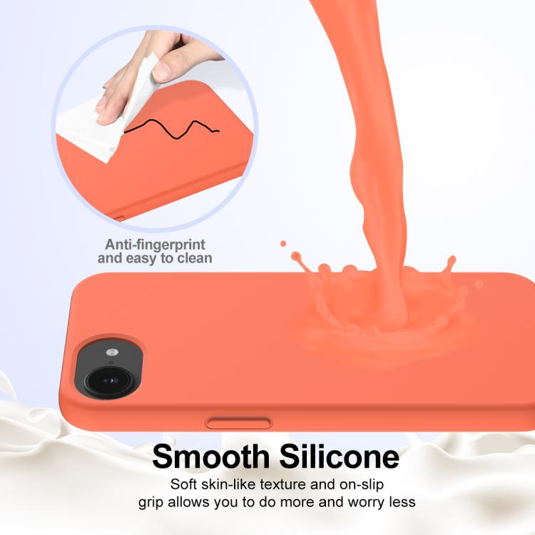 For iPhone 16e Shockproof Silicone Magsafe Phone Case(Gold Orange) - iPhone 16e Cases by PMC TechLife | Online Shopping South Africa | PMC TechLife | Buy Now Pay Later Mobicred