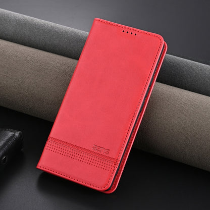 For Xiaomi 14 Ultra AZNS Magnetic Calf Texture Flip Leather Phone Case(Red) - 14 Ultra Cases by AZNS | Online Shopping South Africa | PMC Jewellery | Buy Now Pay Later Mobicred