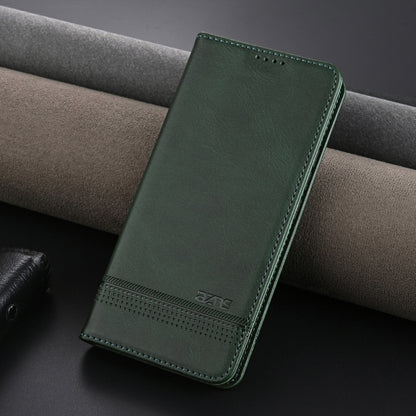 For Xiaomi 14 Ultra AZNS Magnetic Calf Texture Flip Leather Phone Case(Dark Green) - 14 Ultra Cases by AZNS | Online Shopping South Africa | PMC Jewellery | Buy Now Pay Later Mobicred