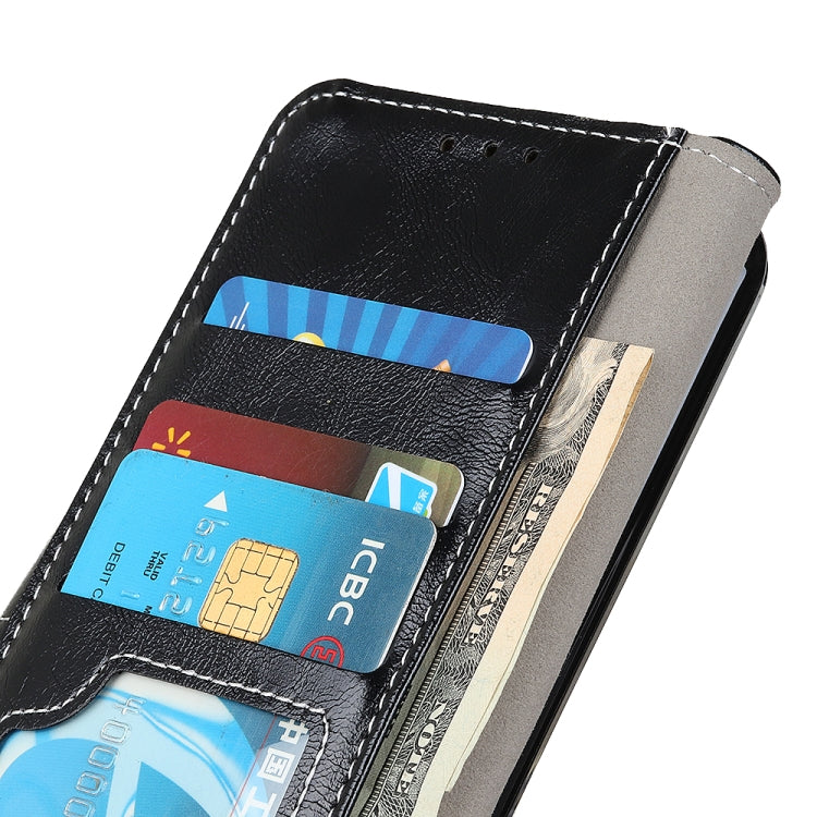 For iPhone 16 Pro Max Retro Crazy Horse Texture Horizontal Flip Leather Phone Case(Black) - iPhone 16 Pro Max Cases by PMC TechLife | Online Shopping South Africa | PMC TechLife | Buy Now Pay Later Mobicred