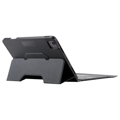 For iPad Pro 10.5 / Air 10.5 2019 Integrated Bluetooth Keyboard Leather Case with Backlight & Touchpad(Black) - Universal by PMC Jewellery | Online Shopping South Africa | PMC Jewellery | Buy Now Pay Later Mobicred