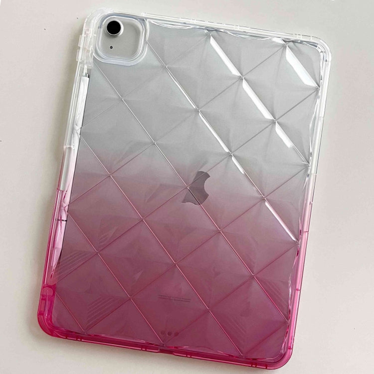 For iPad Air 11 2025 / 2024 Gradient Diamond Plaid TPU Tablet Case(Gradient Pink) - iPad Air 11 2025 / 2024 Cases by PMC TechLife | Online Shopping South Africa | PMC TechLife | Buy Now Pay Later Mobicred