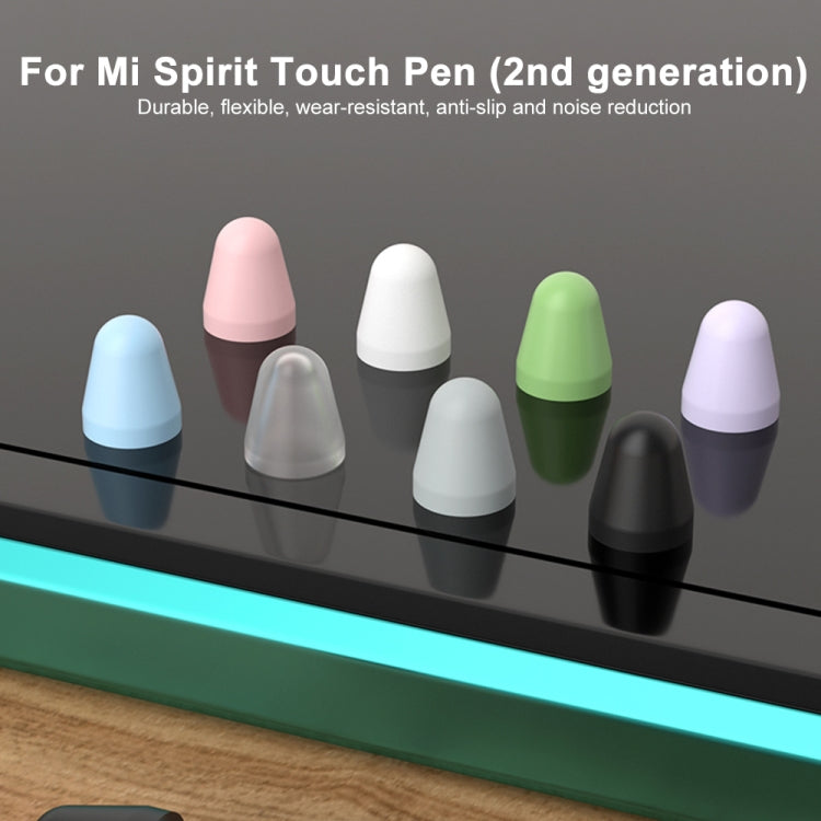 For Xiaomi Stylus Pen 2 8pcs / Set Silicone Wear-resistant Stylus Nib Cover(Transparent) - Pencil Accessories by PMC Jewellery | Online Shopping South Africa | PMC Jewellery