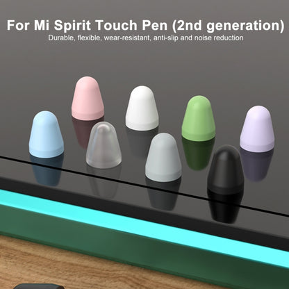 For Xiaomi Stylus Pen 2 8pcs / Set Silicone Wear-resistant Stylus Nib Cover(Transparent) - Pencil Accessories by PMC Jewellery | Online Shopping South Africa | PMC Jewellery