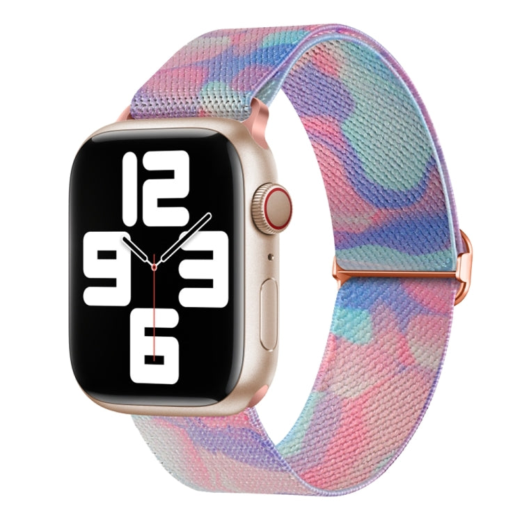 For Apple Watch SE 40mm Painted Pattern Nylon Replacement Watch Band(Water Fluid) - free shipping - PMc TechLife - Order now!